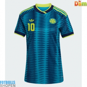Billiga Colombia James Rodriguez #10 Bortatröja Dam VM 2026 Kortärmad